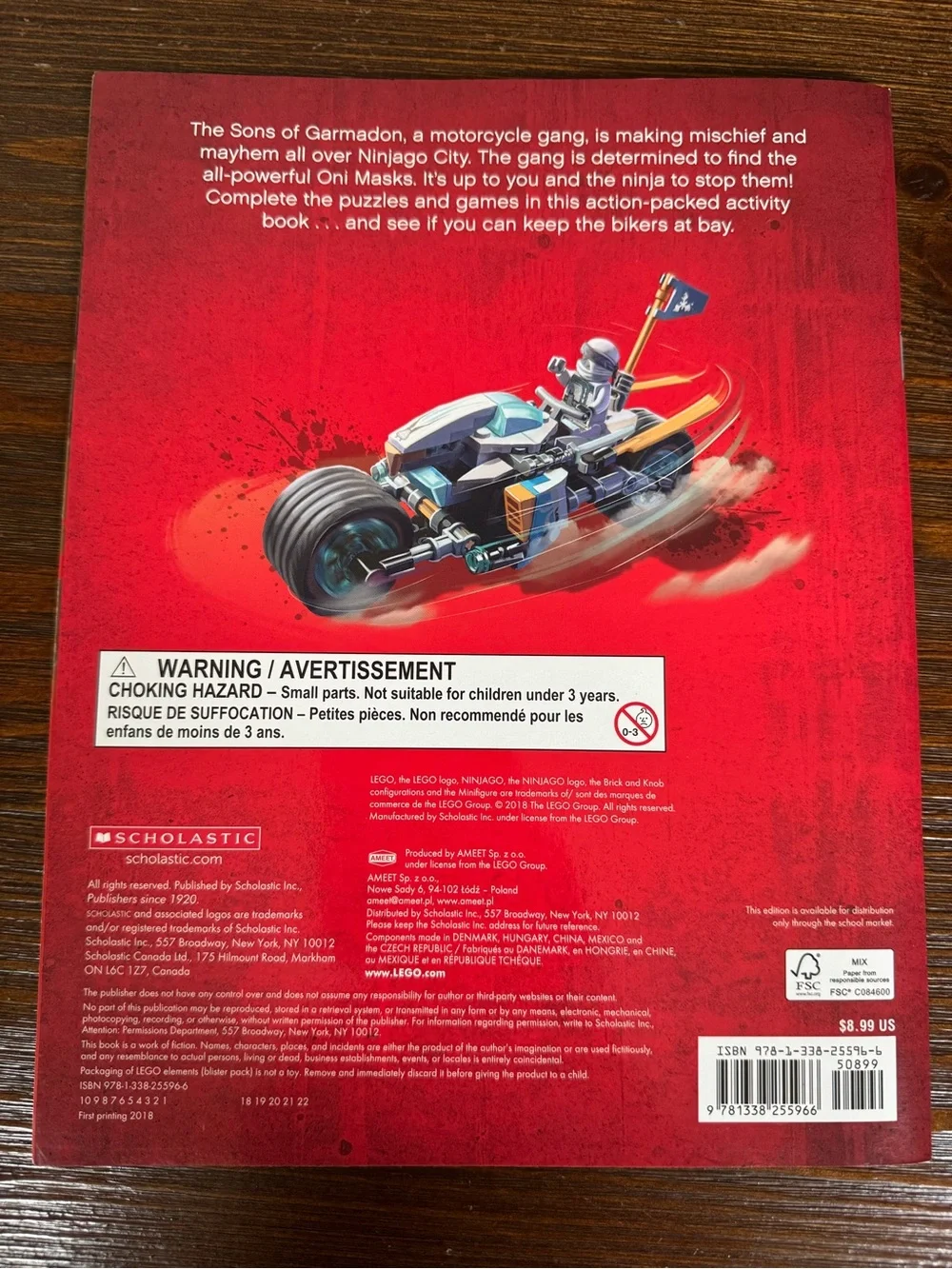 LEGO Ninjago Sons of Garmadon Activity Comic Book